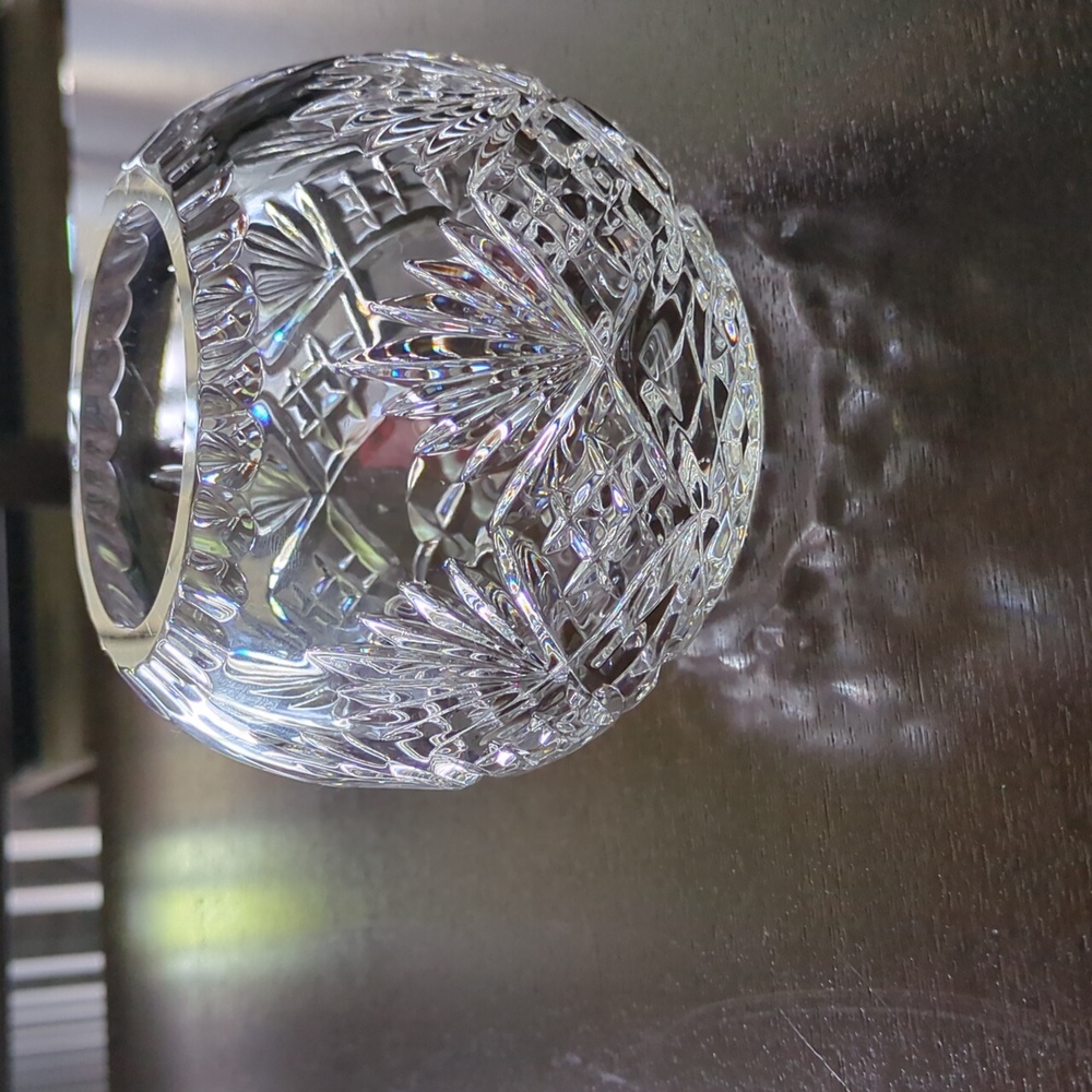 Vintage crystal vase